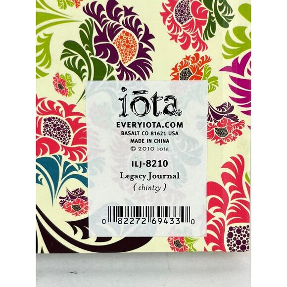 Iota Chintzy Legacy Writing Journal Diary Lined Pages - Picture 5 of 5